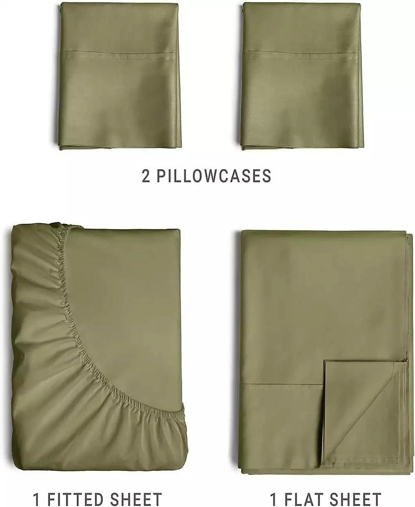 CGK Unlimited 400-Thread Count 100% Cotton 3-Pc. Sheet Set 2