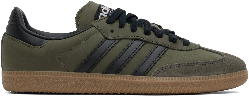 Adidas Khaki & Taupe Samba OG Sneakers 1