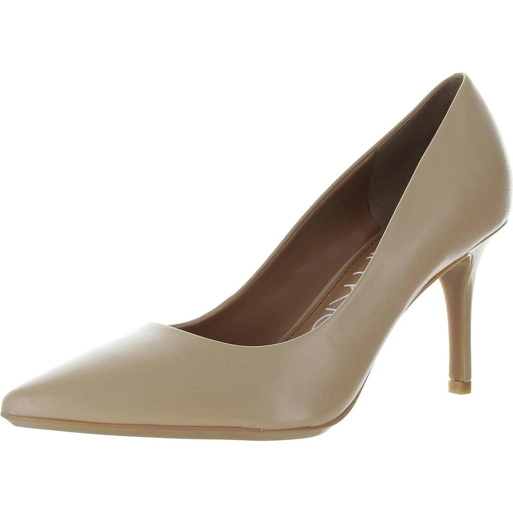 Calvin Klein Gayle Womens Leather Pointed Toe Heels 29