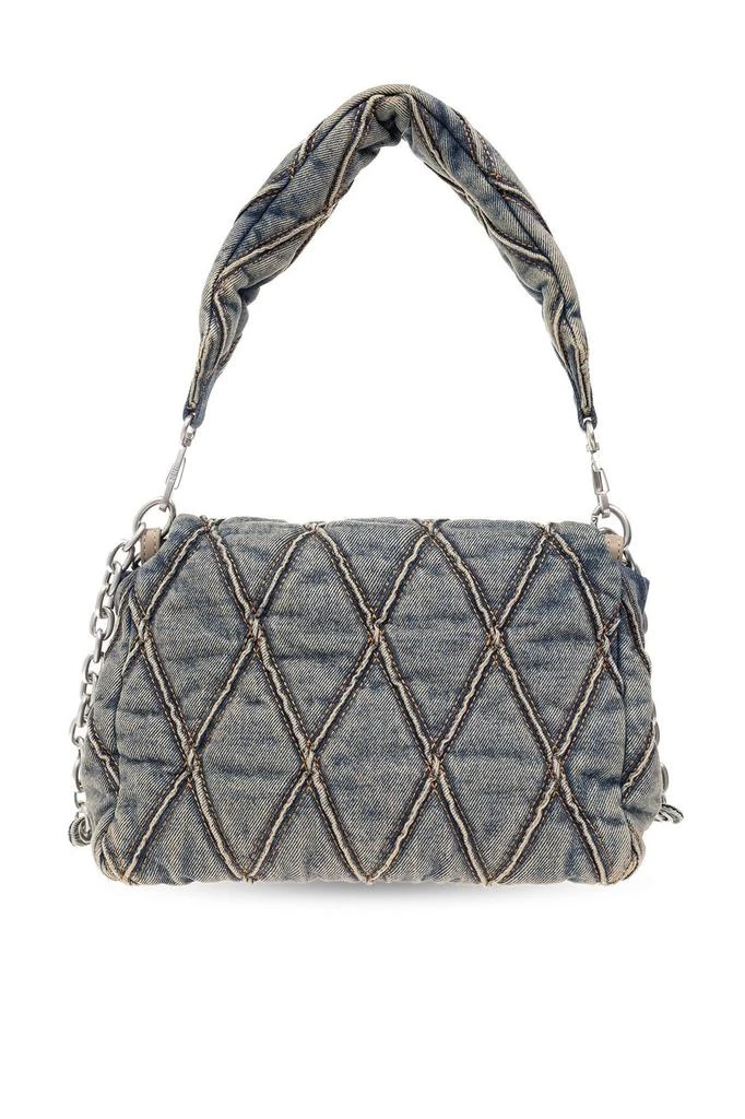 Diesel Diesel Charm-D Embellished Denim Shoulder Bag 2