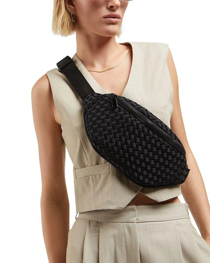 Sol & Selene Aim High Medium Woven Neoprene Belt Bag 2