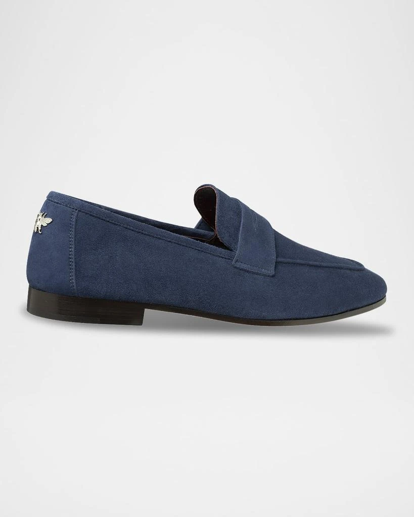 Bougeotte Flaneur Suede Penny Loafers 2