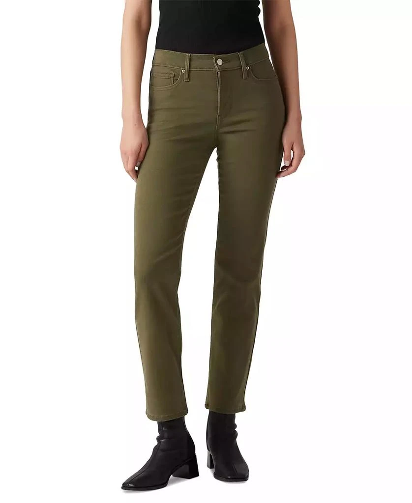 Levi's 314 Shaping Slimming Straight Leg Mid Rise Jeans 1