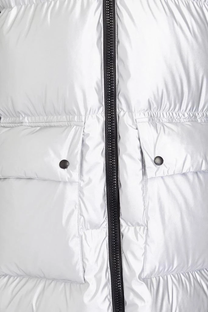 Goldbergh Jett quilted metallic hooded down coat 4