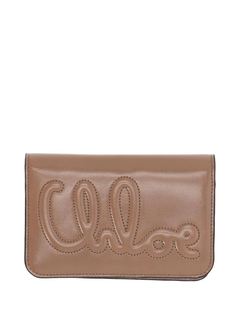 Chloé Chloé Logo Detailed Bi-Fold Wallet 1