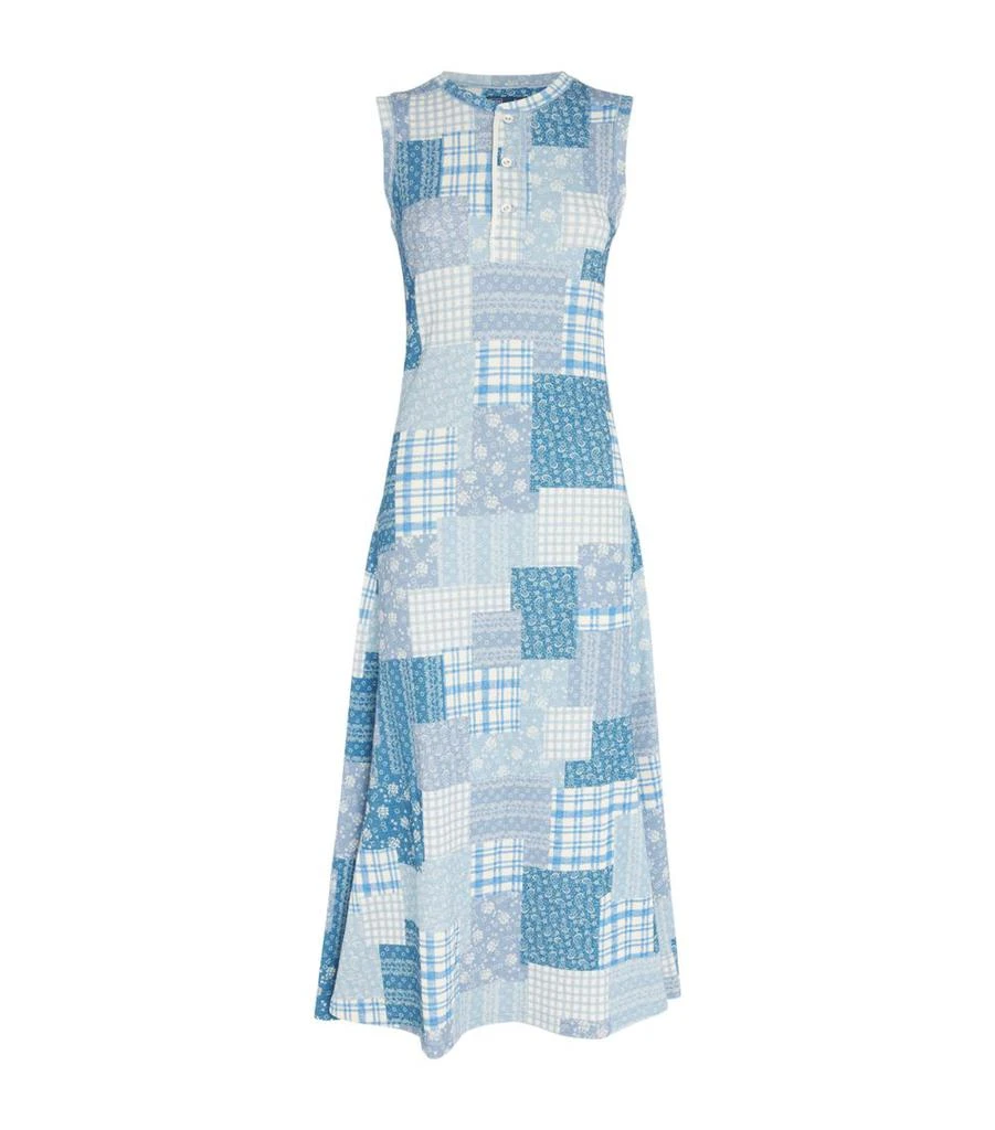 Ralph Lauren Floral Patchwork Midi Dress 1