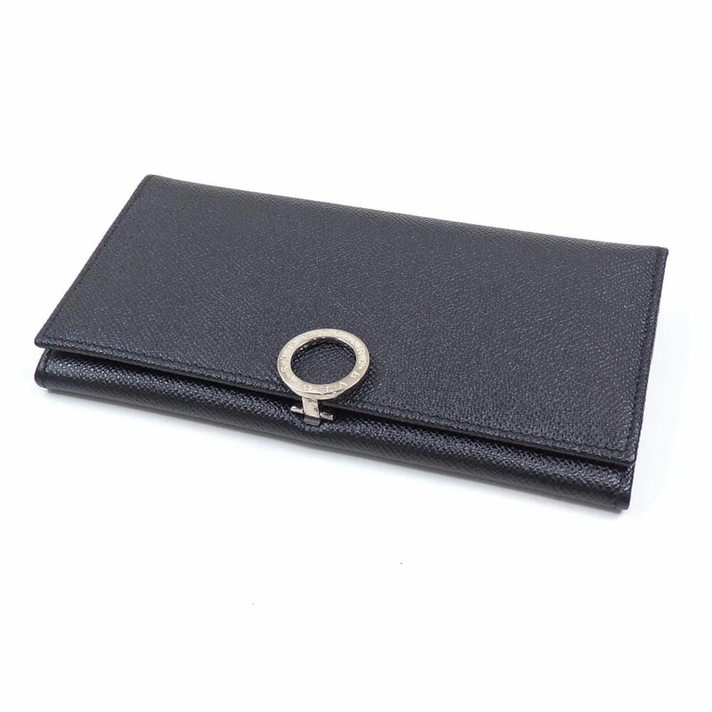 BVLGARI Leather Long Wallet (Bi-Fold) (Pre-Owned) 2