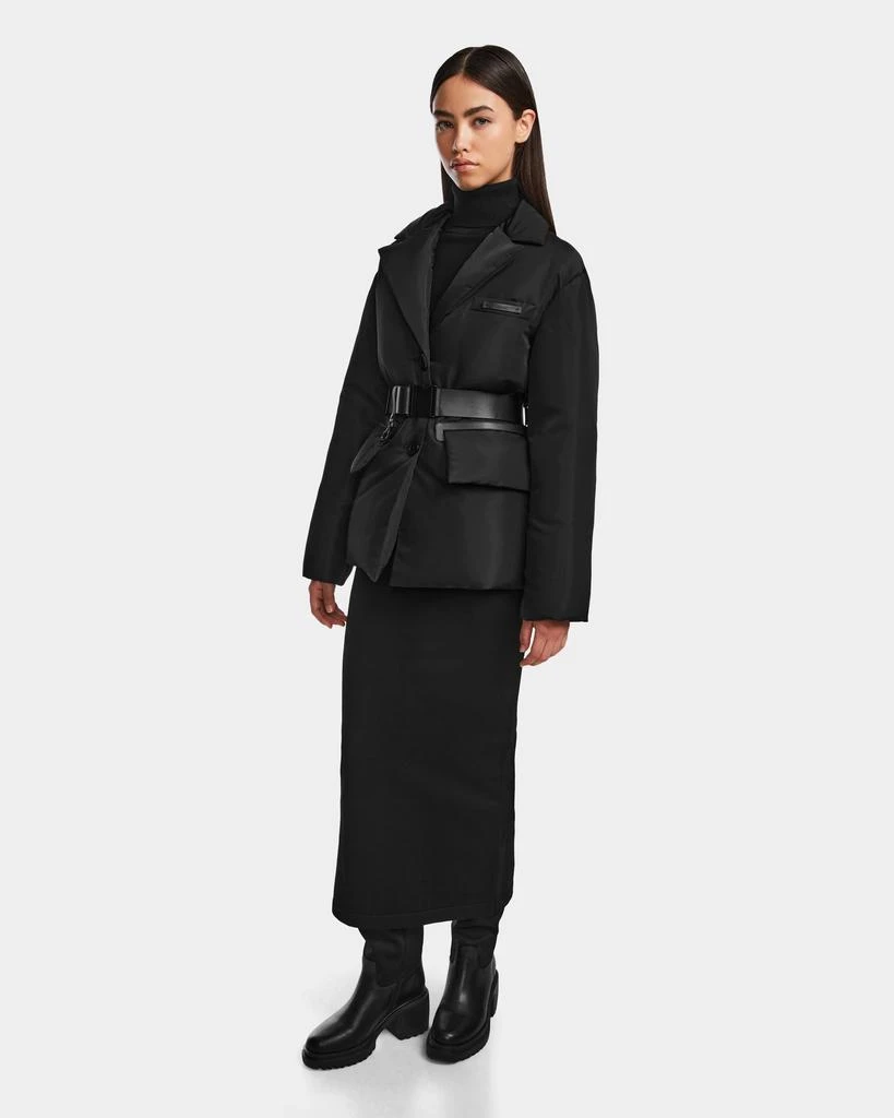 RUDSAK PAOLA WOMEN'S DOWN BELTED BLAZER PUFFER JACKET 3