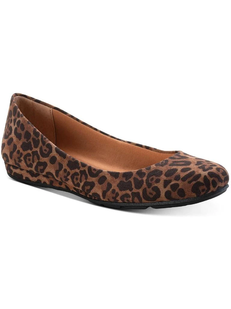 Sun + Stone Eliana Womens Microfiber Almond Toe Ballet Flats 6