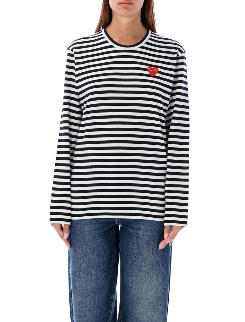 Comme des Garcons Striped Long-sleeved T-shirt 1