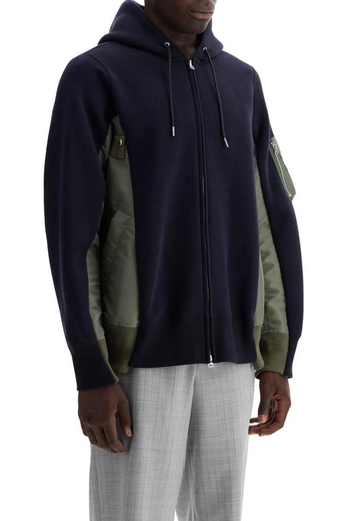 Sacai Layered Effect Sweatshirt Style Bomber 2