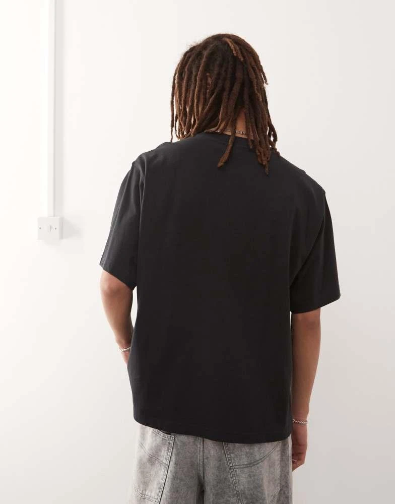 Adidas adidas Originals leopard graphic t-shirt in black 4
