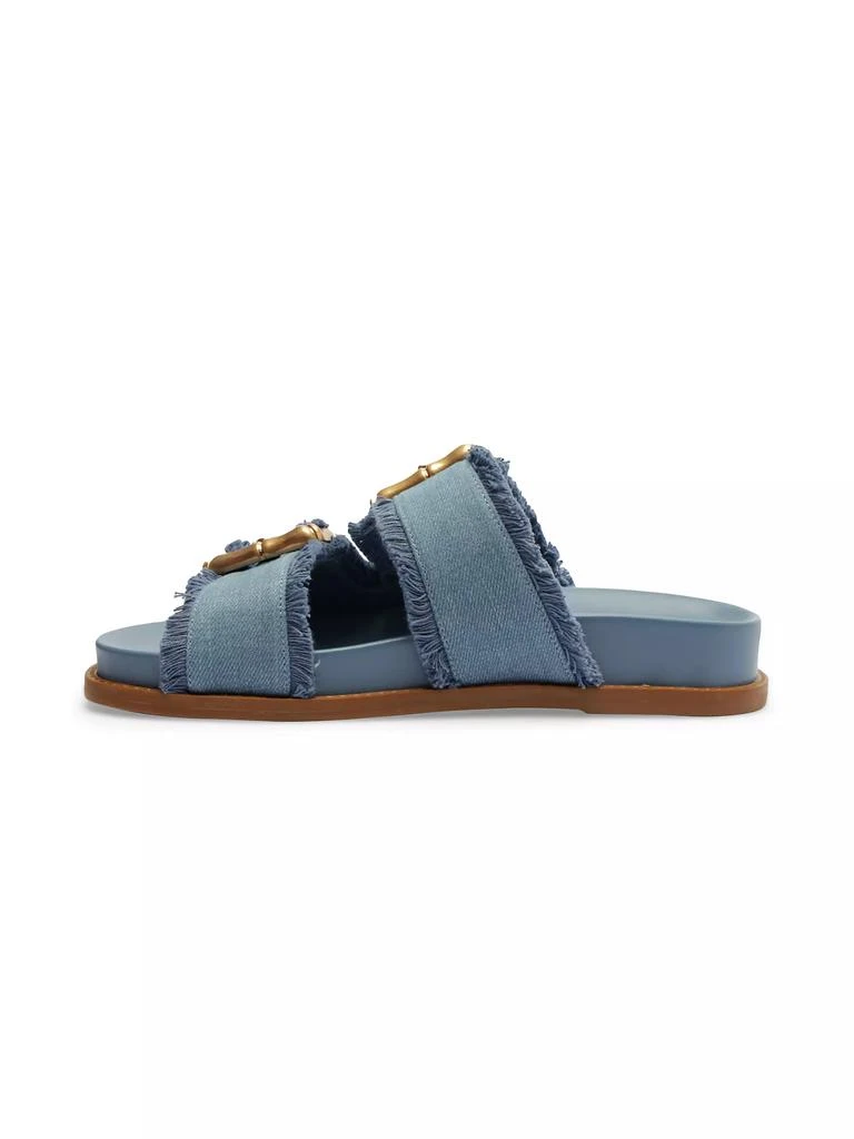 Schutz Enola Sporty Linen Sandals 8