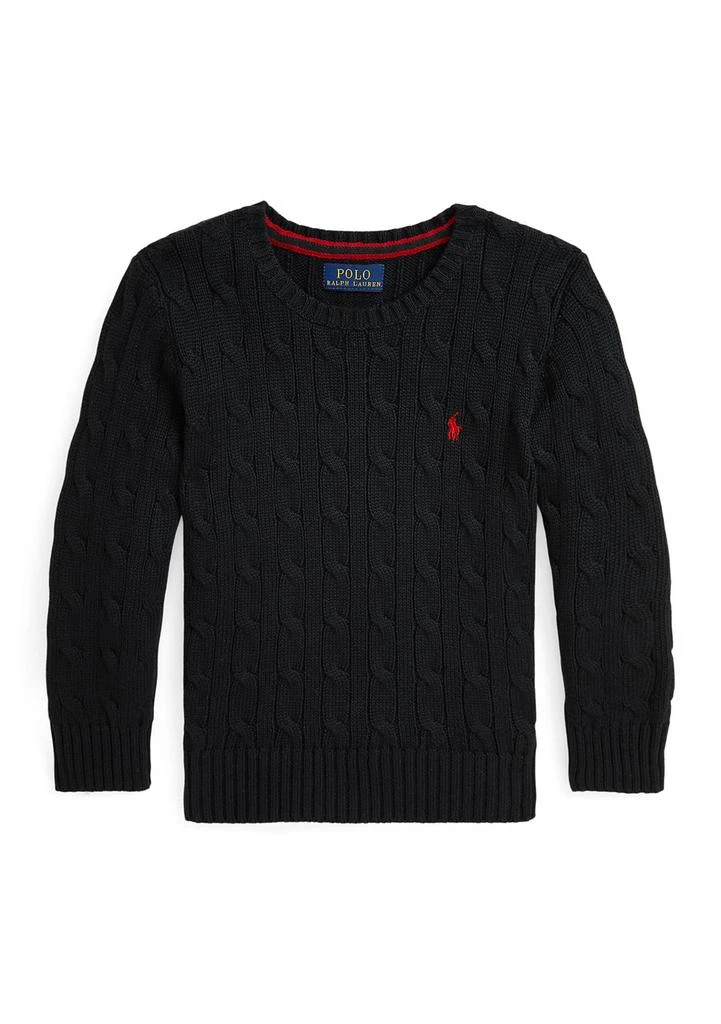 Ralph Lauren Boys 2-7 Cable Knit Cotton Sweater