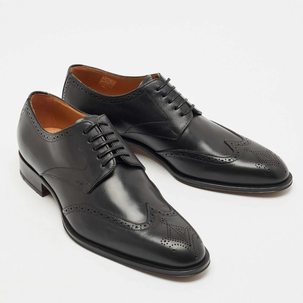 Dior Dior Black Brogue Leather Lace Up Derby Size 43.5 4