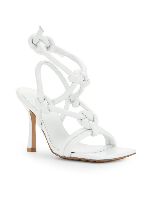Bottega Veneta Knotted Leather Sandals 2
