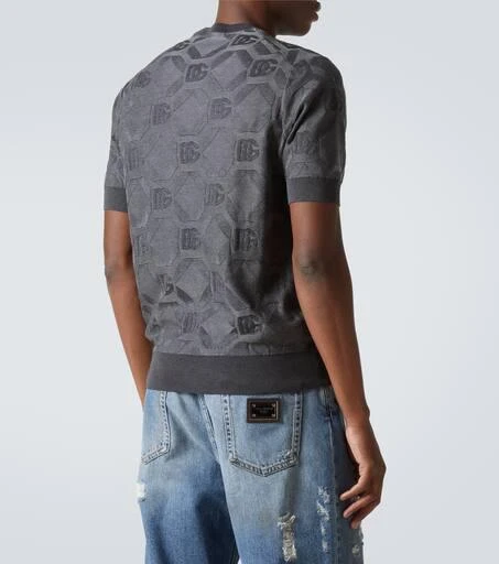 Dolce 
Gabbana DG jacquard silk top 4