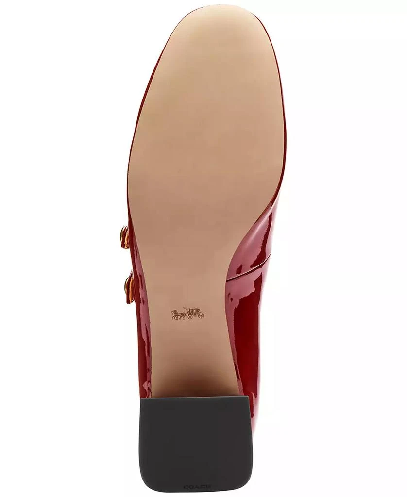 Coach Women's Angelina Double Buckle Mary Jane Pumps 5