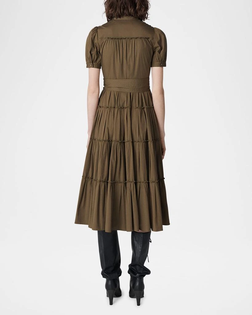 Diane von Furstenberg Queena Tiered Ruffle Midi Dress 3
