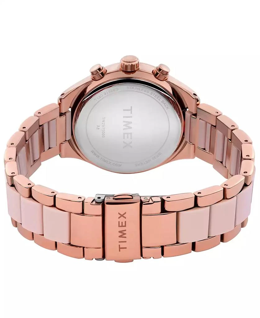 Timex Women's Quartz Analog Premium Dress Alloy Rose Gold Watch 38mm 5
