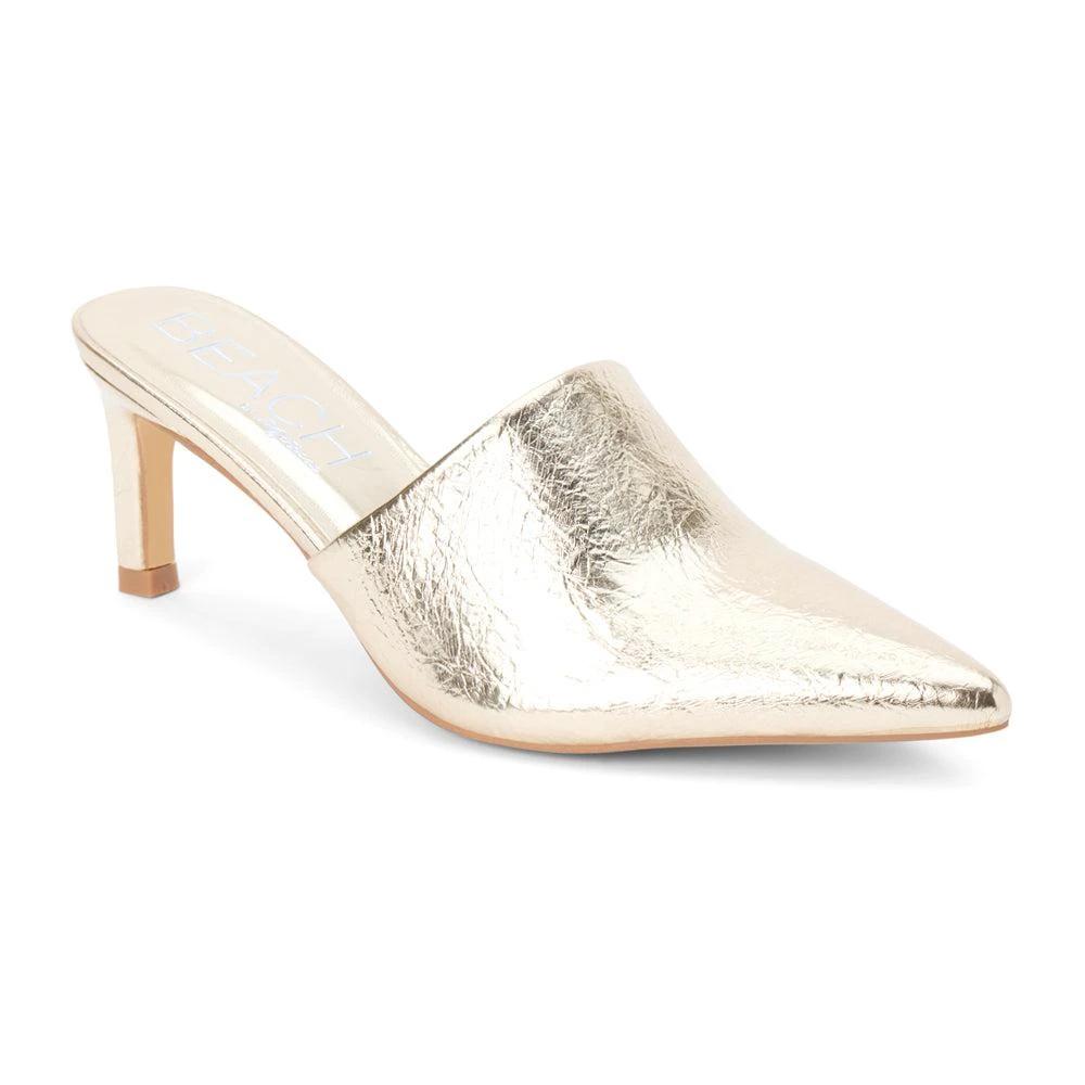 BEACH by Matisse Garret Metallic Pointed Toe Mules 2