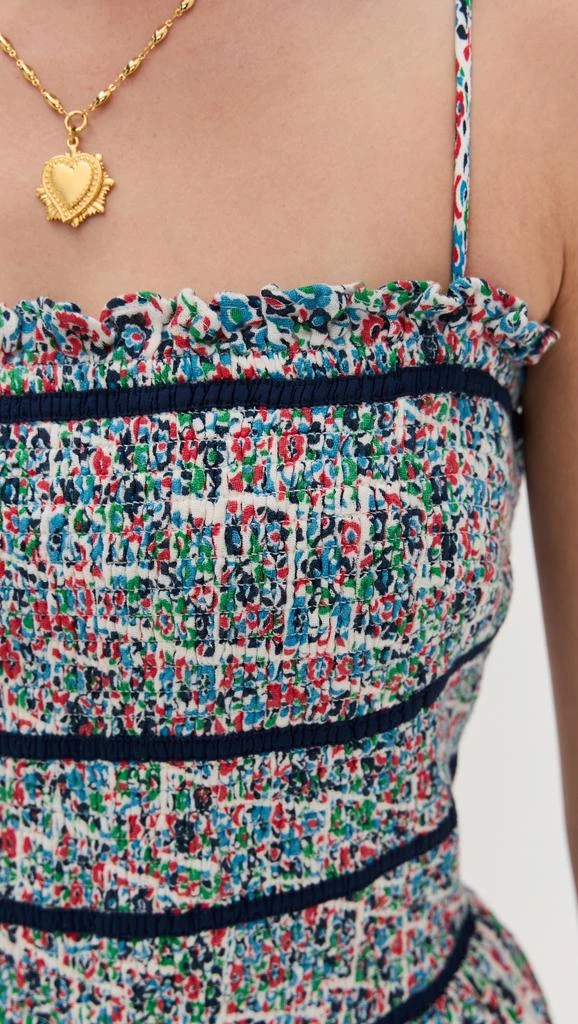 Free People Bali Checked Out Printed Romper 5