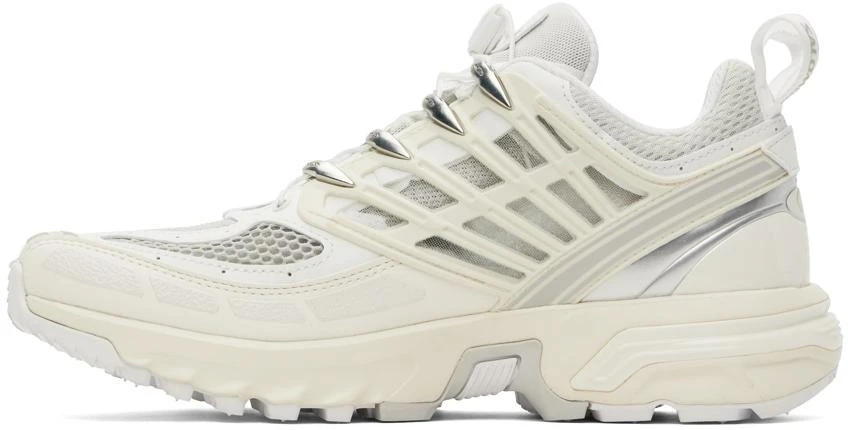 Salomon White & Silver ACS Pro Sneakers 3