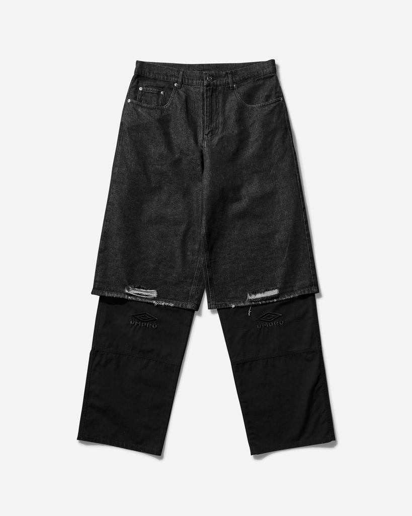 Umbro Men's Hybrid Cargo Pants Washed Black