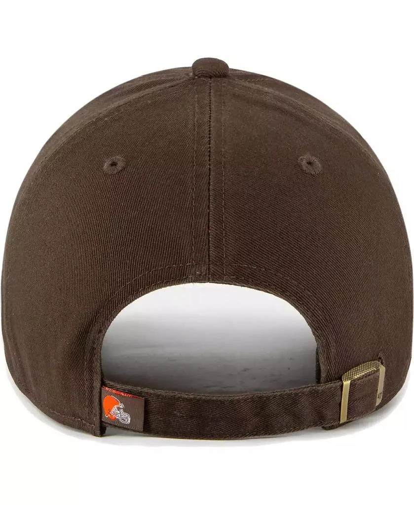 47 Brand Women's Brown Cleveland Browns Sidney Clean Up Adjustable Hat 3