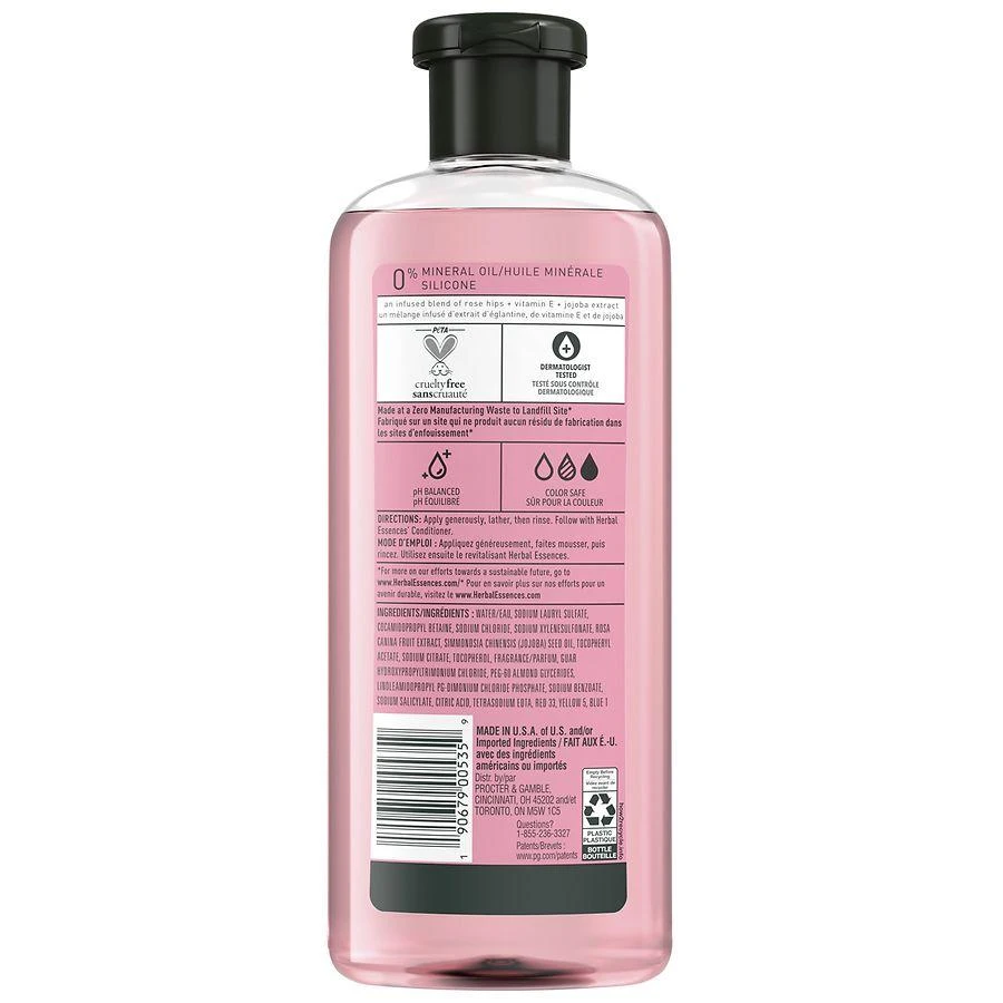 Herbal Essences Rose Hips Smooth Shampoo Luscious floral bouquet with rose petal top notes 8