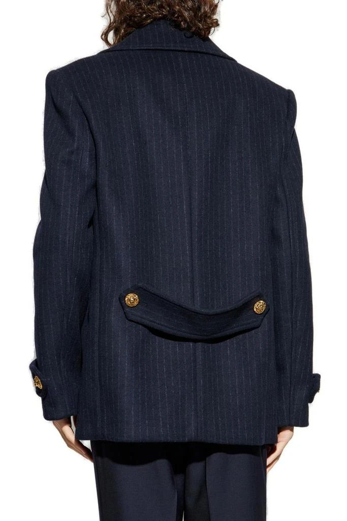 Balmain Balmain Short Striped Pea Coat 3