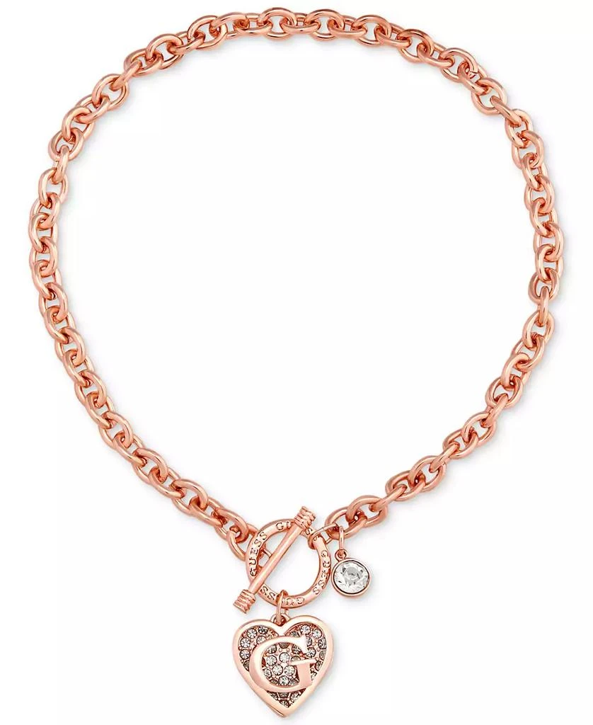 GUESS Logo Link Pendant Necklace