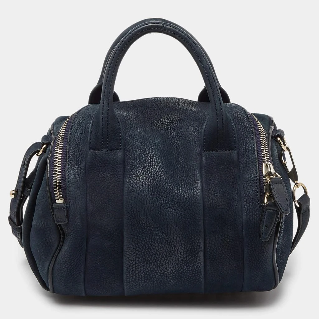 Alexander Wang Alexander Wang Blue Suede Rocco Bag 4