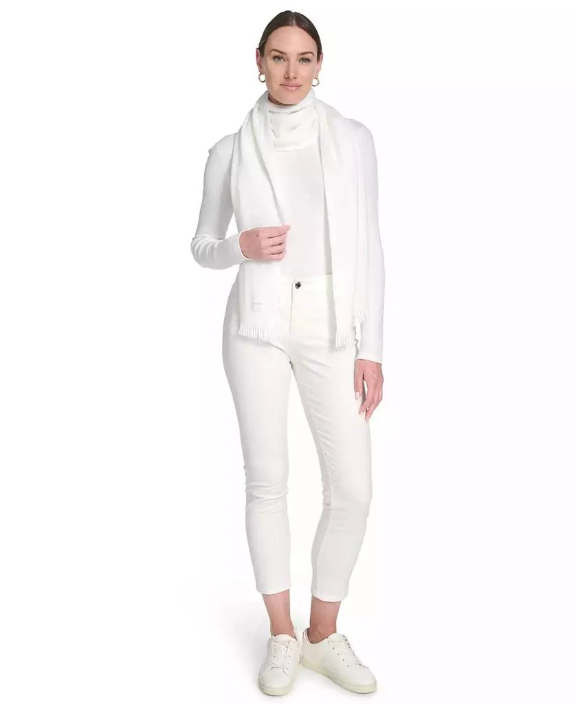 Calvin Klein Super Soft Fringe Detail Scarf 4