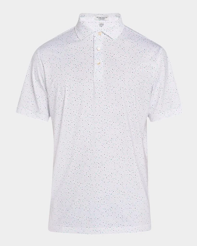 Peter Millar Men's Mulled Wine Performance Polo Shirt 1