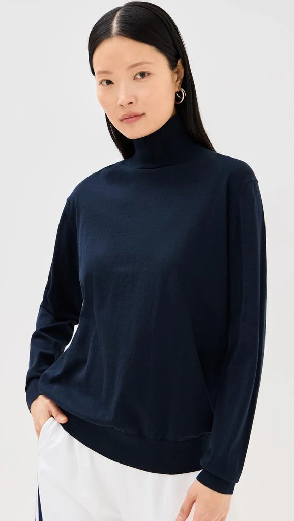 Tibi Super Fine Gauge Perfect Turtleneck Pullover 6