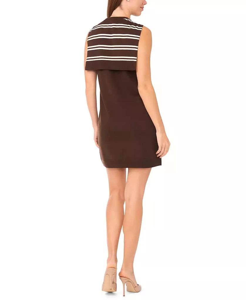 MSK Women
s Cardigan Overlay Short Sweater Dress 2