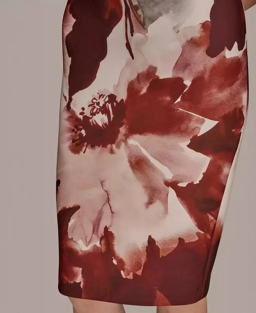 Donna Karan Women's Floral Sheath Dress 6