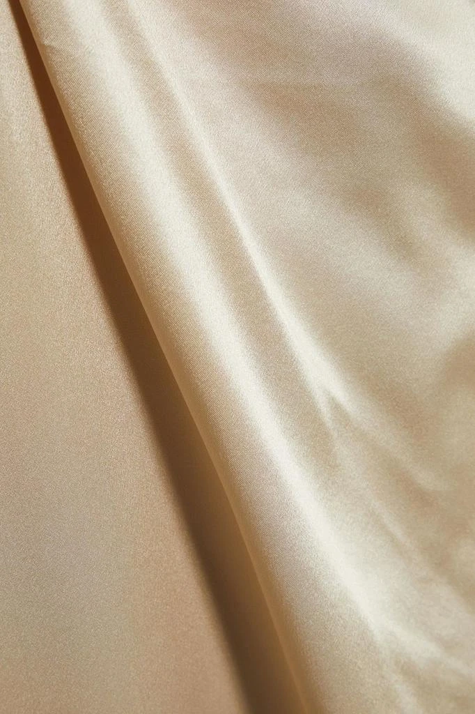 DODO BAR OR Libi open-back draped silk-charmeuse midi slip dress 4