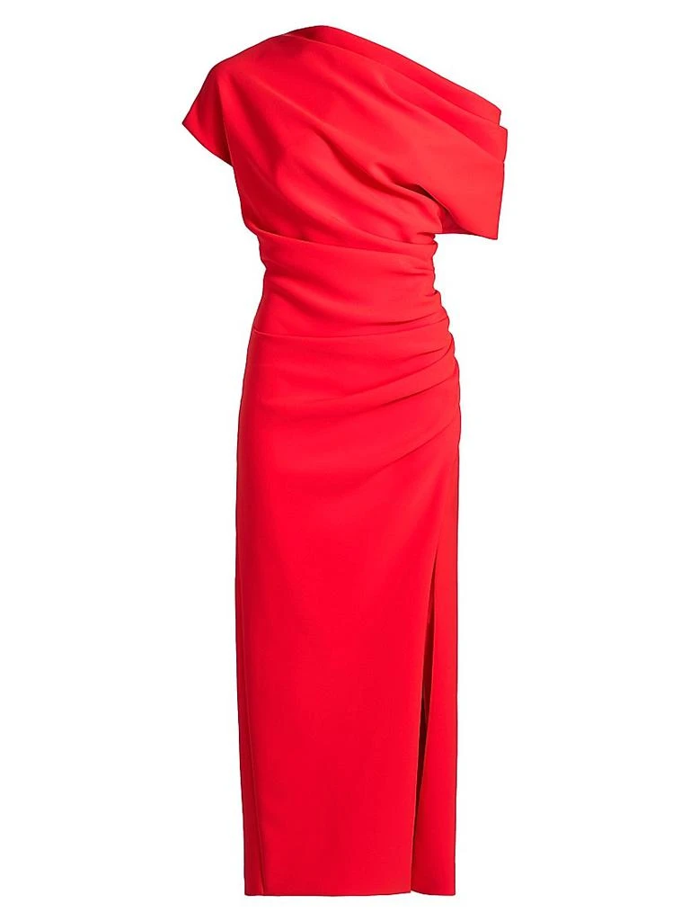 Amsale One-Shoulder Cocktail Dress 1