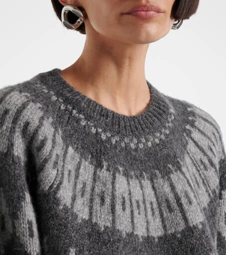 Nili Lotan Arleth Fair Isle alpaca-blend sweater 4