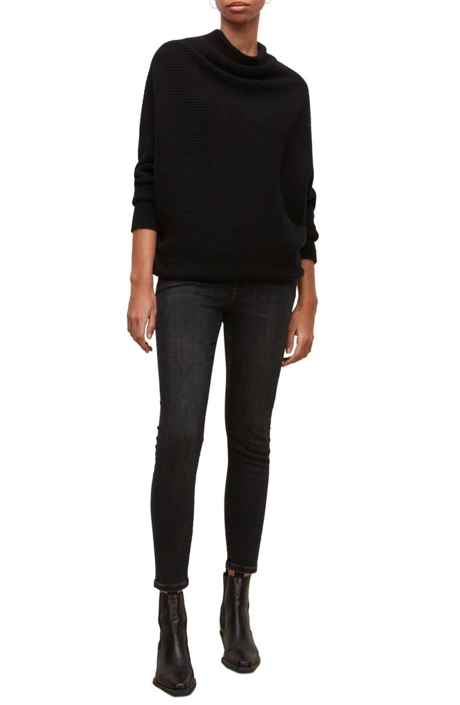 ALL SAINTS Ridley Funnel Neck Wool Sweater 4