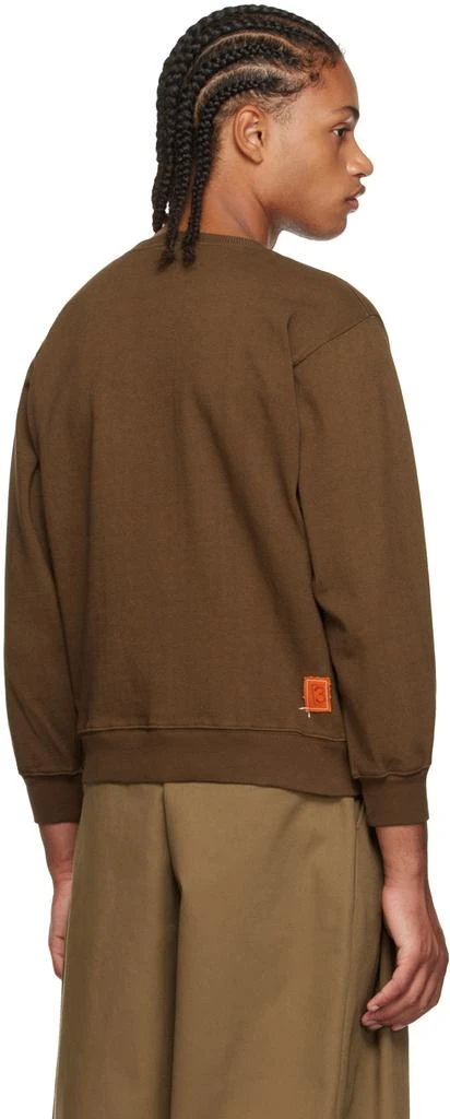 3MAN Brown Rugby Sweatshirt 3