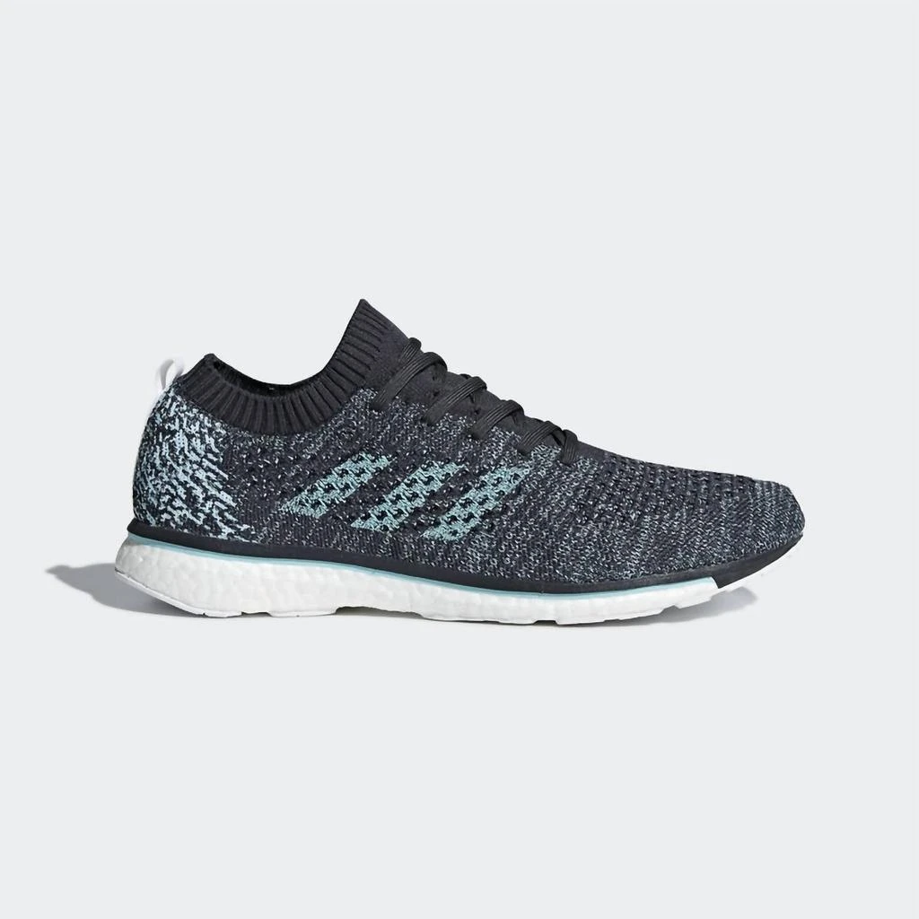 Adidas Men's Adizero Prime Parley Shoes In Carbon,bluspi,ftwwht 1