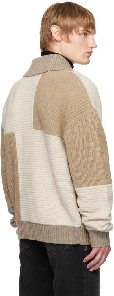 Axel Arigato Beige Franco Patch Cardigan 3