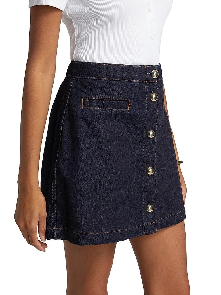 Reformation Amara High-Rise Denim Miniskirt 4