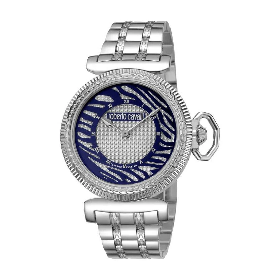 Roberto Cavalli Silver Dial Stainless Steel Ladies Watch RV1L056M0046 1