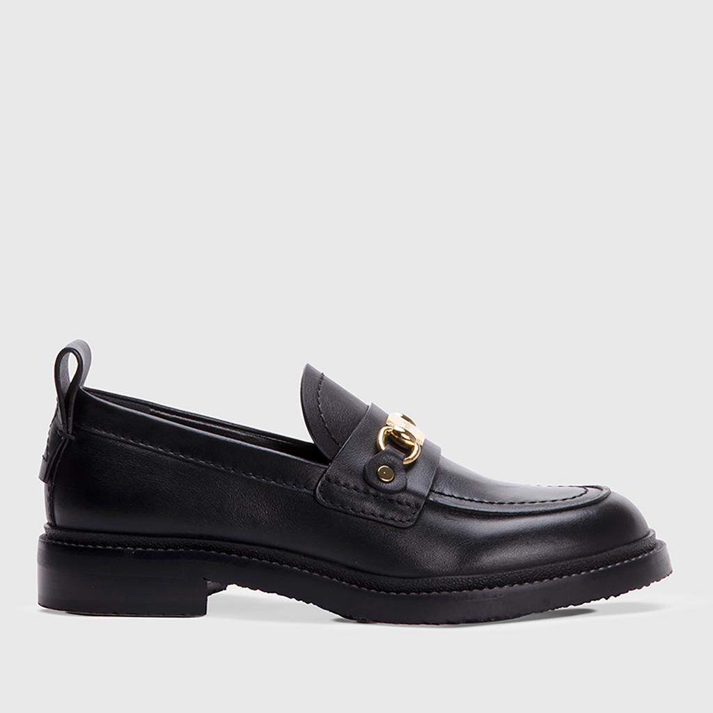 See by Chloé See By Chloé Women's Signature 1 Leather Loafers - Black