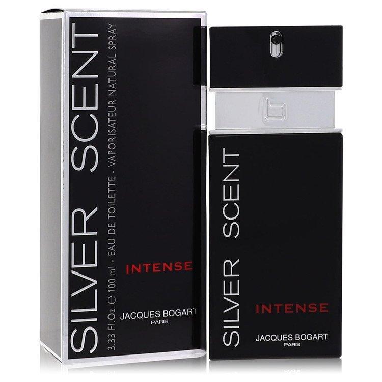 JACQUES BOGART 2pcs Combo Silver Scent Intense by  Eau De Toilette Spray 3.33 oz Men