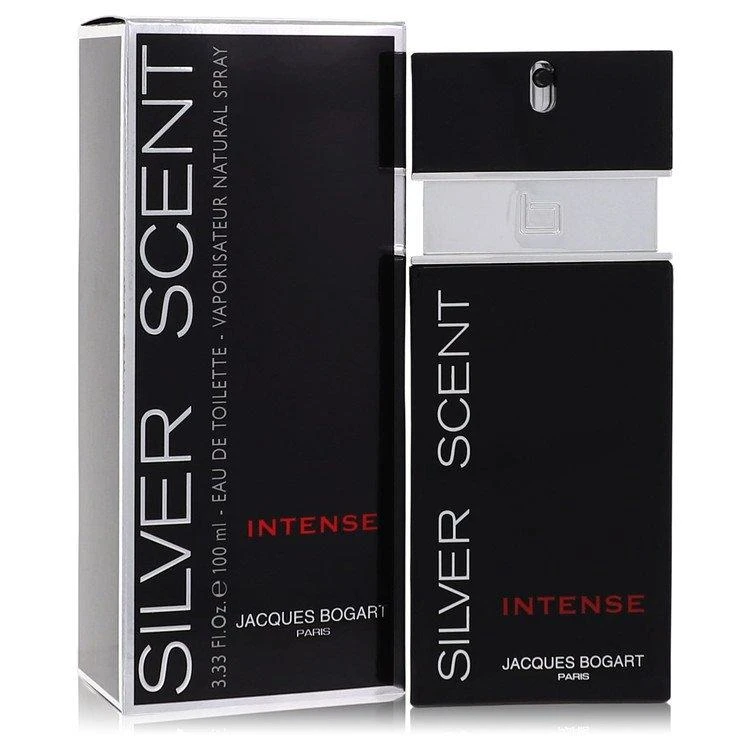 JACQUES BOGART 2pcs Combo Silver Scent Intense by  Eau De Toilette Spray 3.33 oz Men 1